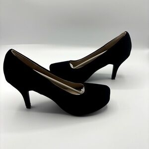 DREAM PAIRS Tiffany Women's Low Stiletto Heel Dress Platform Pumps Size 5.5